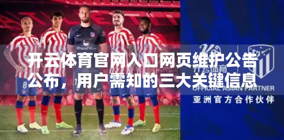 开云体育官网入口网页维护公告公布，用户需知的三大关键信息与应对策略