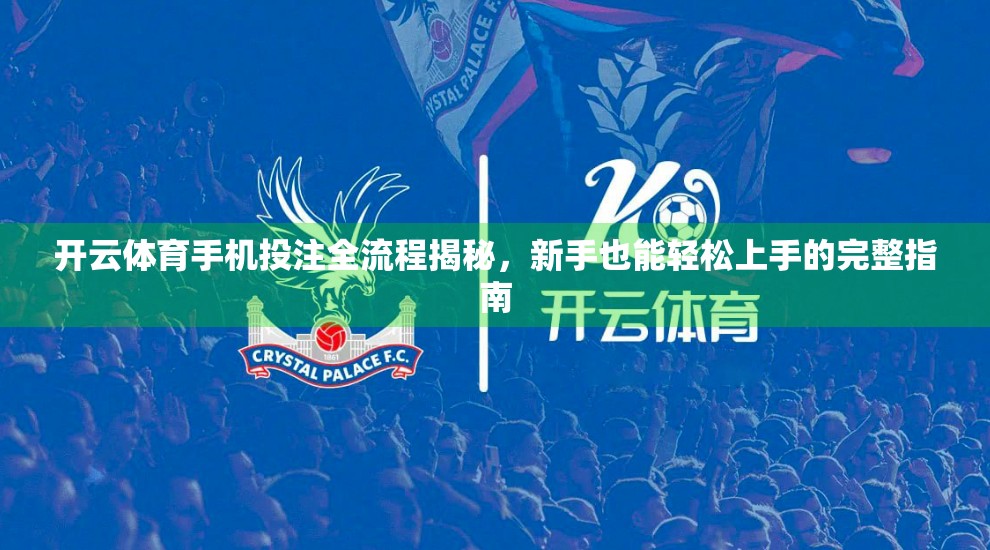 开云体育手机投注全流程揭秘，新手也能轻松上手的完整指南