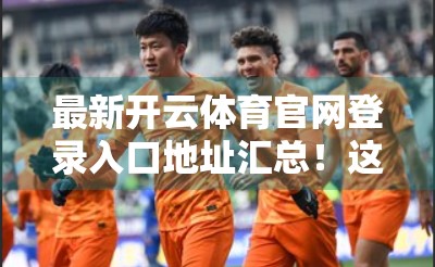 最新开云体育官网登录入口地址汇总！这些官方链接你一定要收藏！