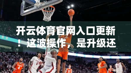 开云体育官网入口更新！这波操作，是升级还是套路？