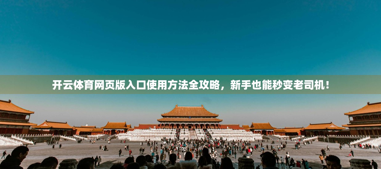 开云体育网页版入口使用方法全攻略，新手也能秒变老司机！