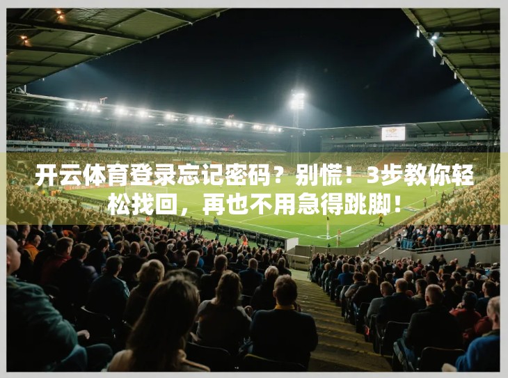 开云体育登录忘记密码？别慌！3步教你轻松找回，再也不用急得跳脚！