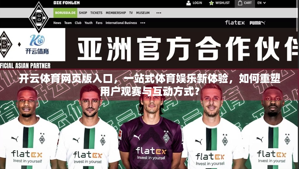 开云体育网页版入口，一站式体育娱乐新体验，如何重塑用户观赛与互动方式？
