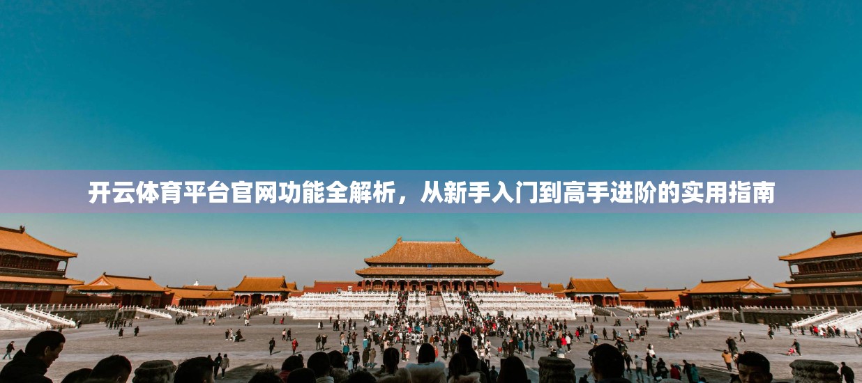 开云体育平台官网功能全解析，从新手入门到高手进阶的实用指南