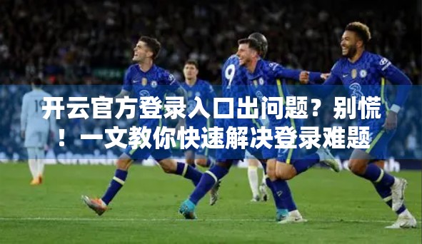 开云官方登录入口出问题？别慌！一文教你快速解决登录难题